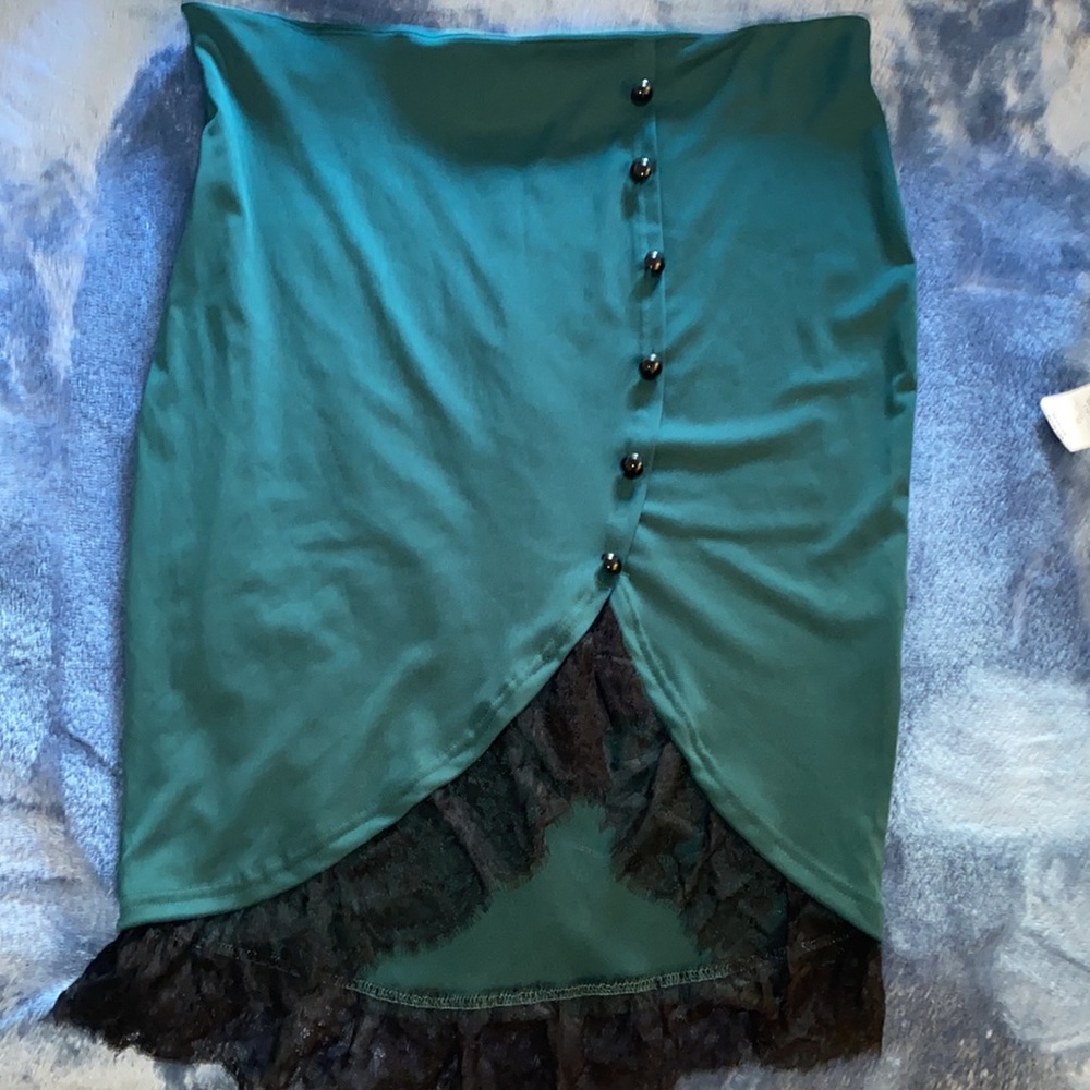 Lace Trim Skirt
